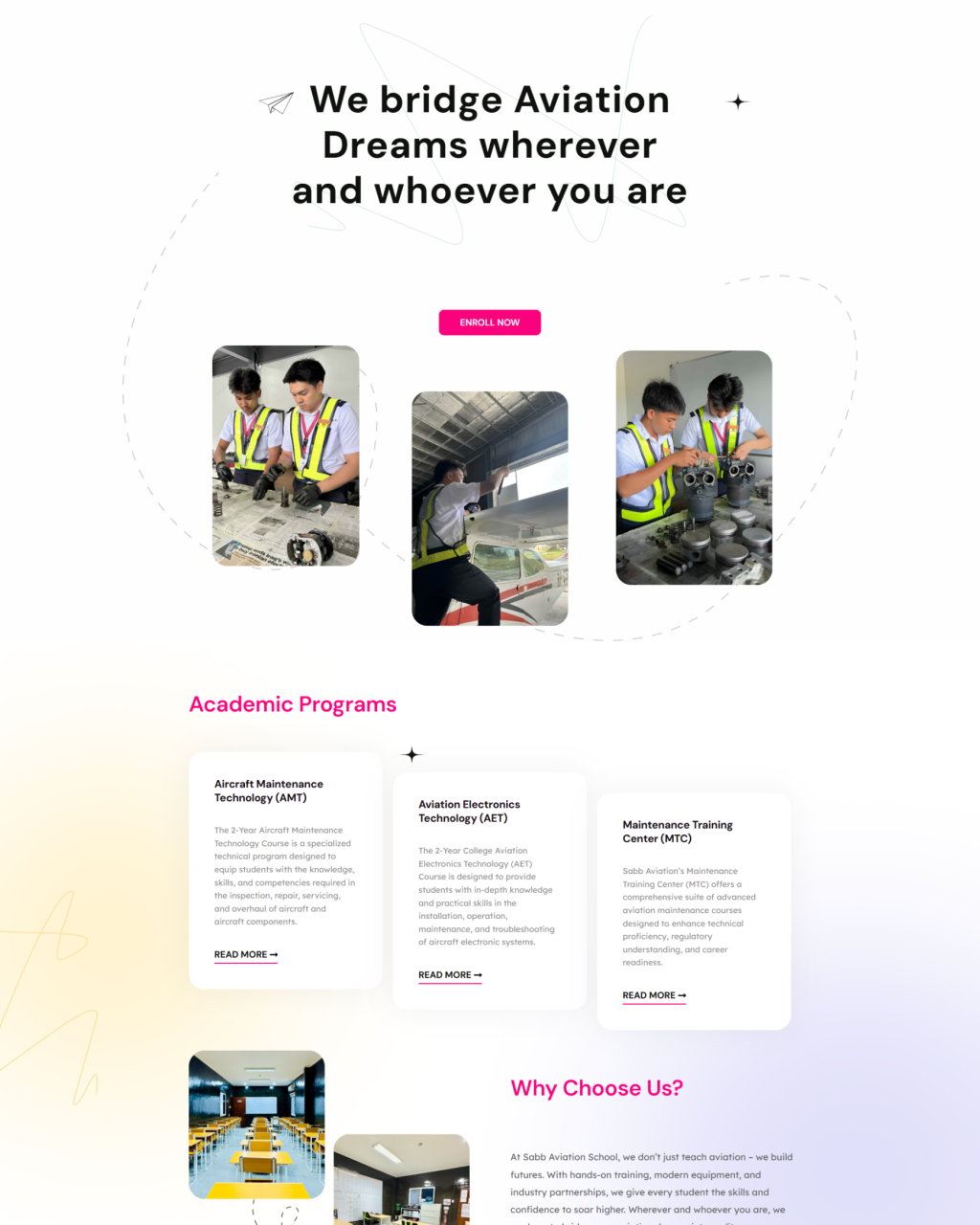 sabb aviation school projects